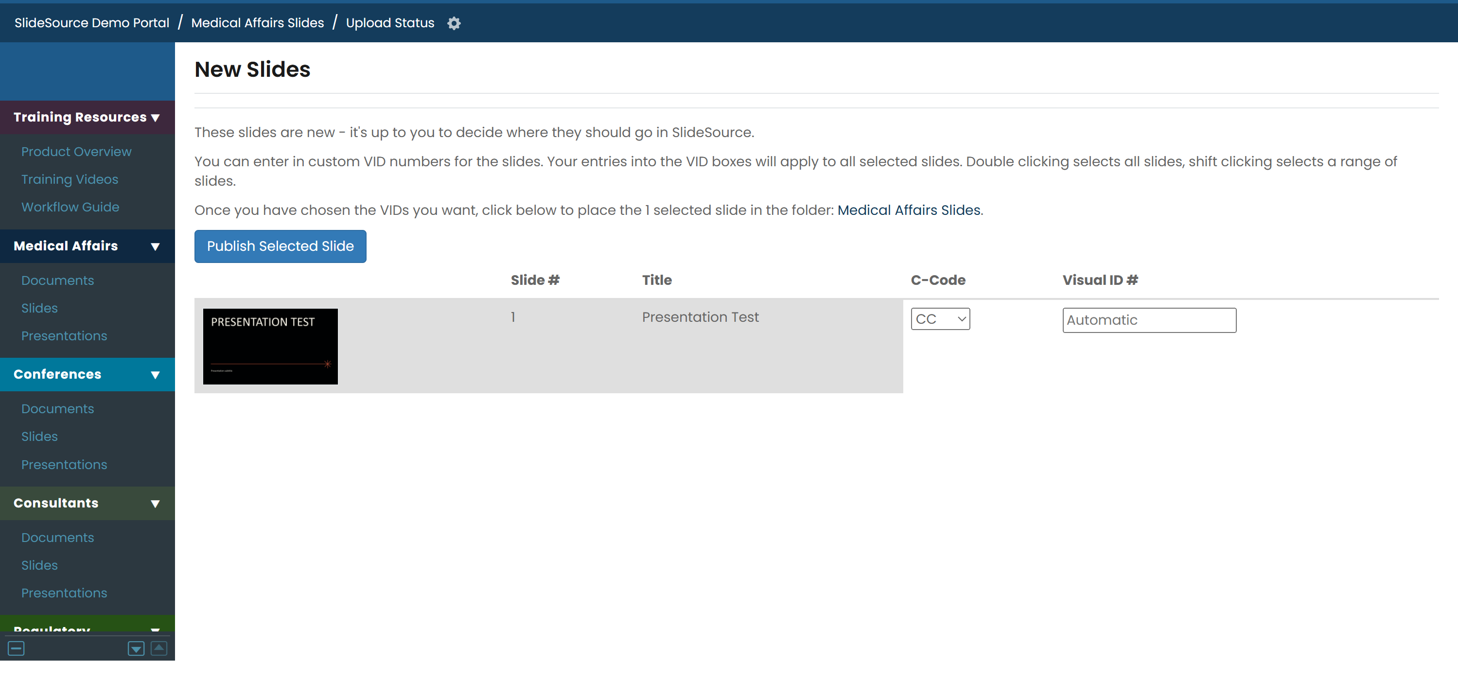 The upload flow, continued